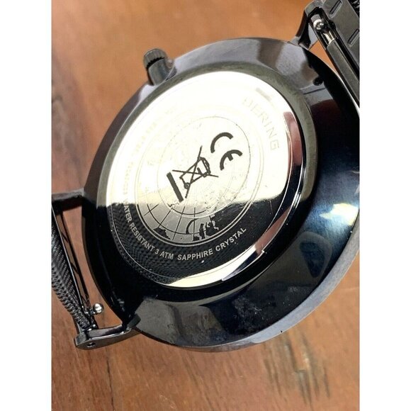 Bering Men's Watch 14240-223 Quartz Slim Black Dial Stainless Steel 40mm - Picture 6 of 13